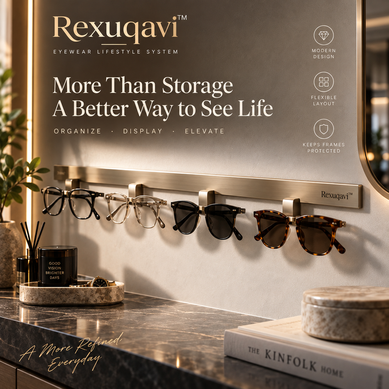 Rexuqavi™ Floating Eyewear Gallery Rail