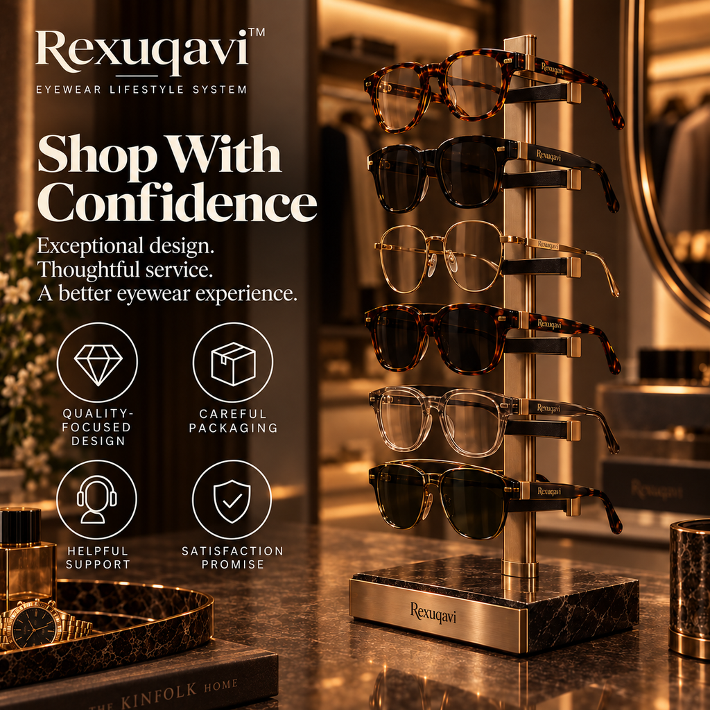 Rexuqavi™ Eyewear Architecture Stand