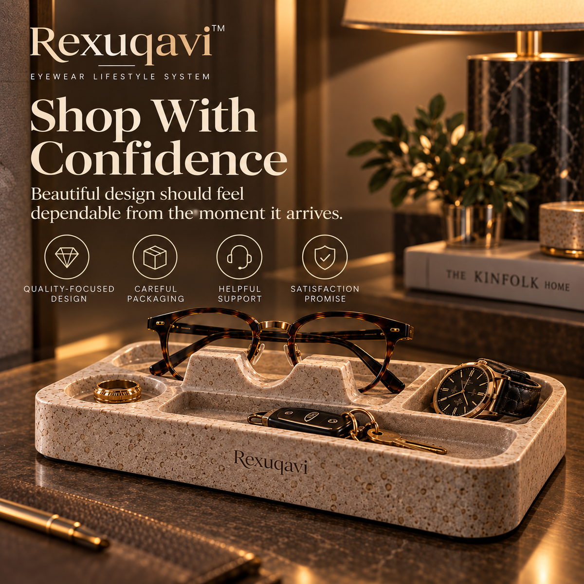 Rexuqavi™ Optical Valet Stone