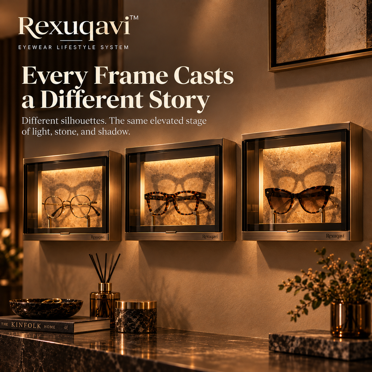 Rexuqavi™ Eyewear Shadow Box