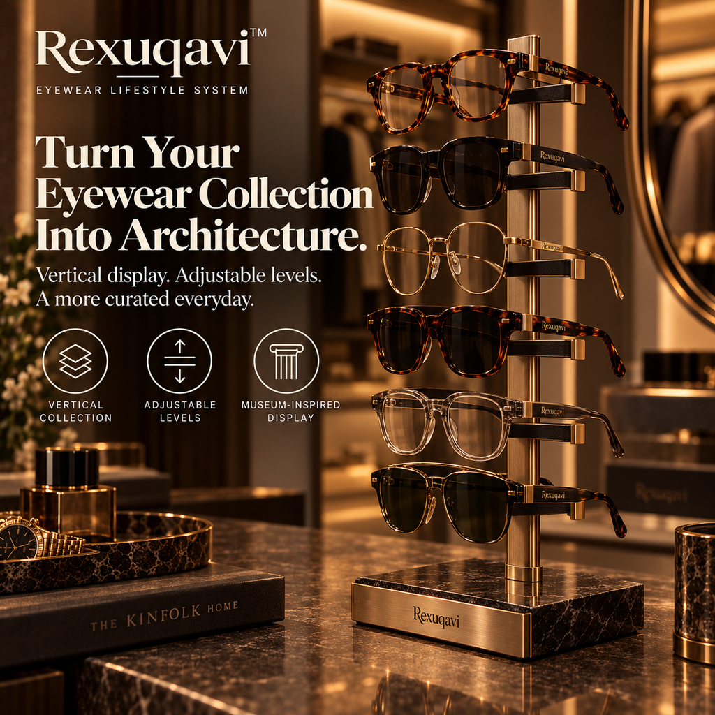 Rexuqavi™ Eyewear Architecture Stand