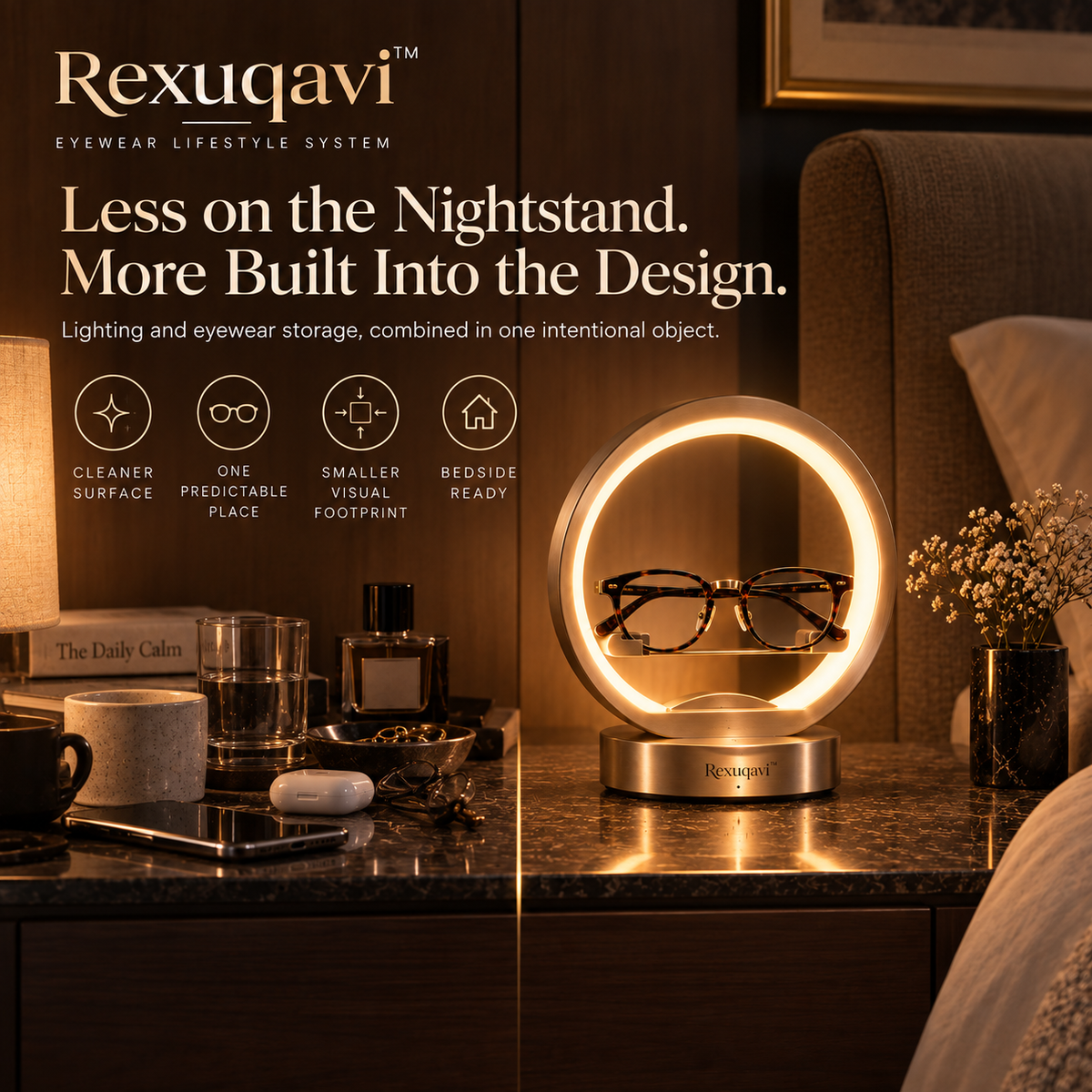 Rexuqavi™ Bedside Eyewear Halo