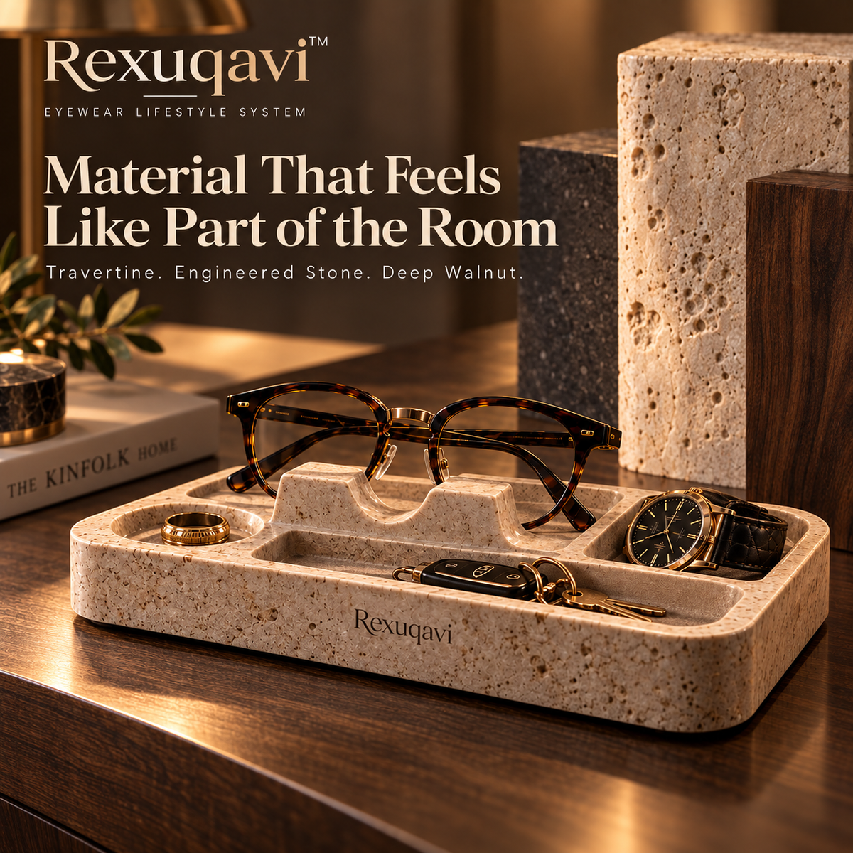 Rexuqavi™ Optical Valet Stone