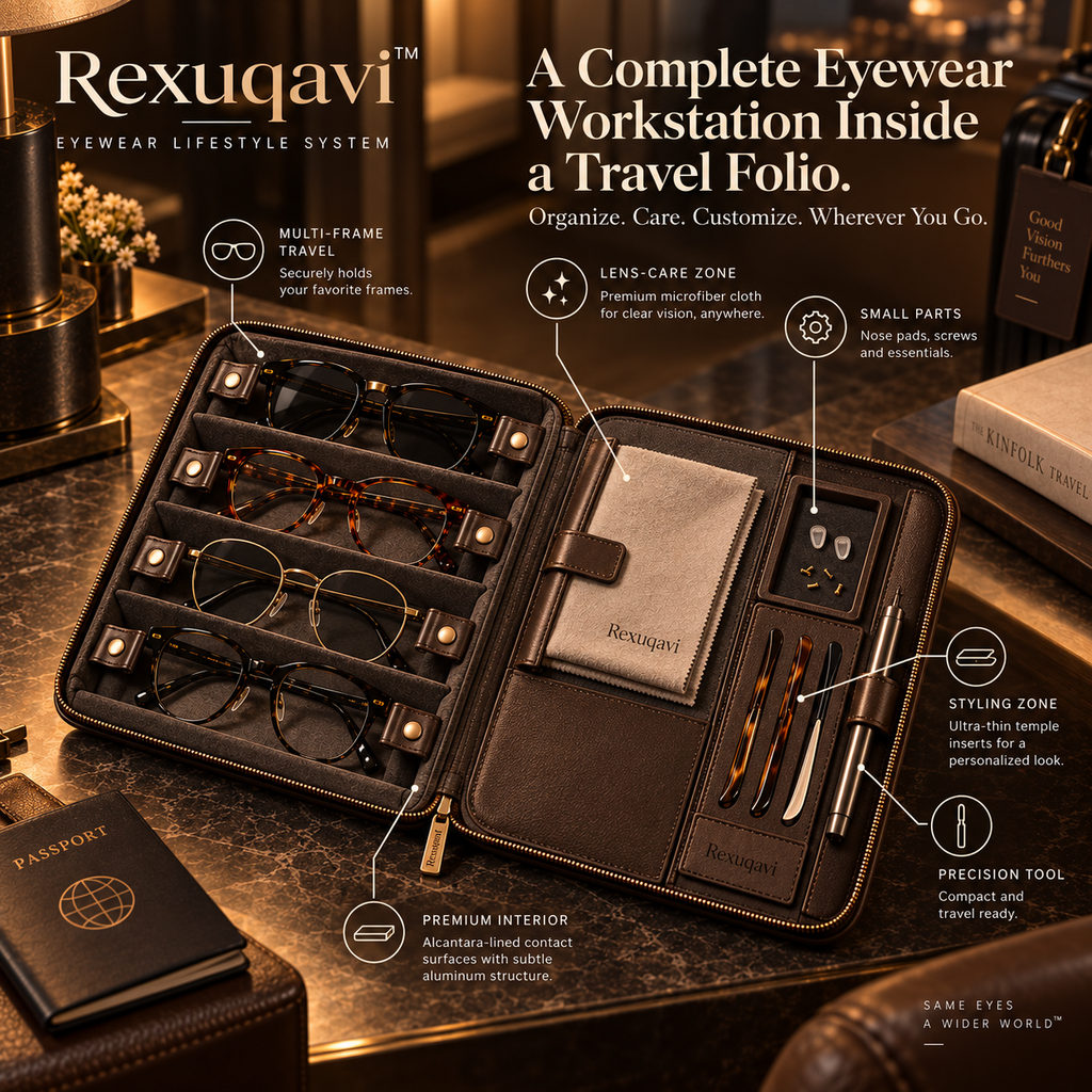 Rexuqavi™ Eyewear Travel Atelier
