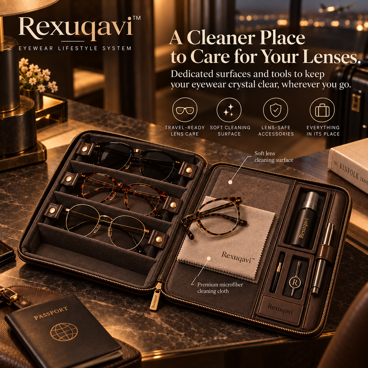 Rexuqavi™ Eyewear Travel Atelier