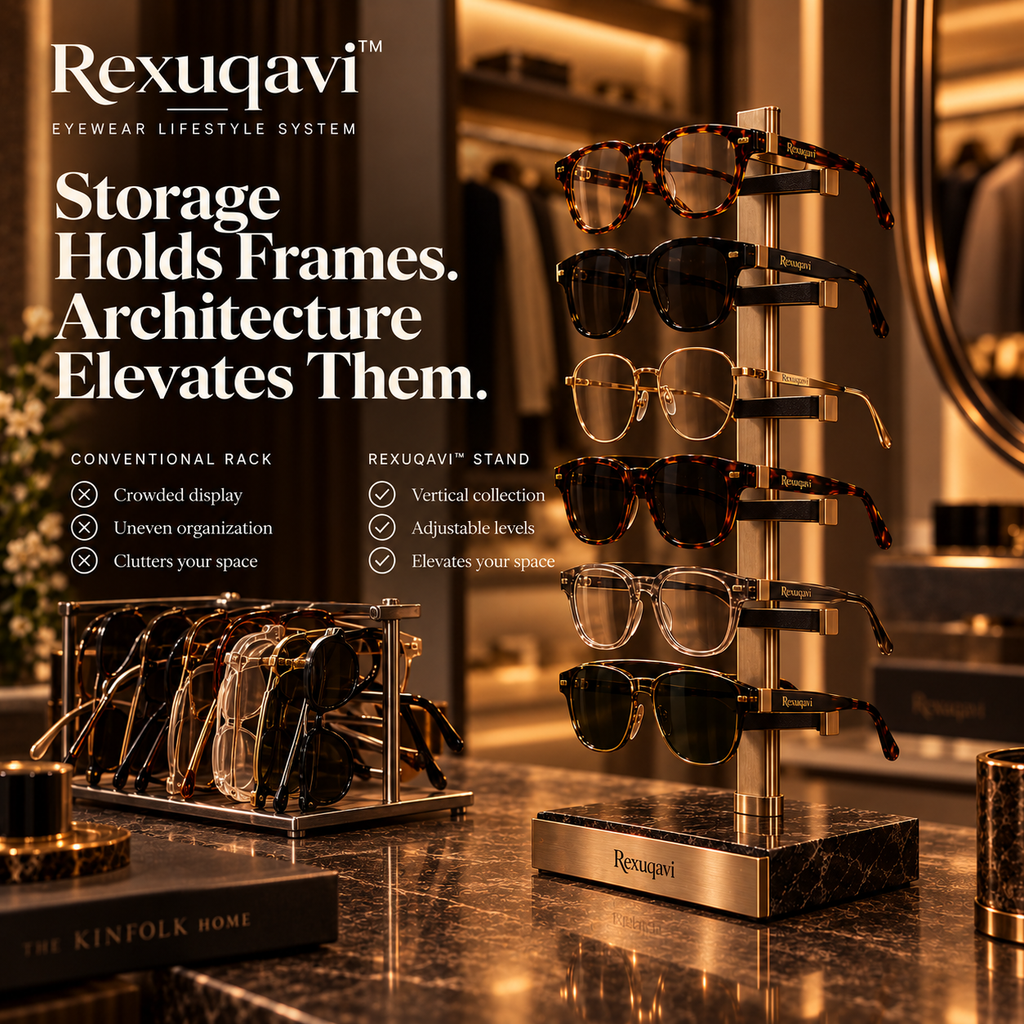 Rexuqavi™ Eyewear Architecture Stand