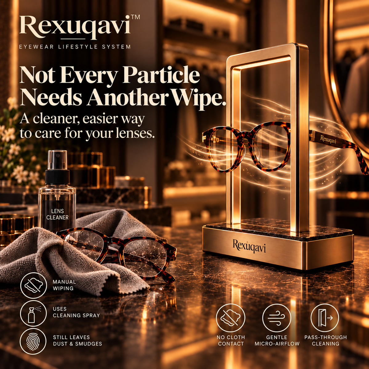 Rexuqavi™ Lens Air-Clean Portal