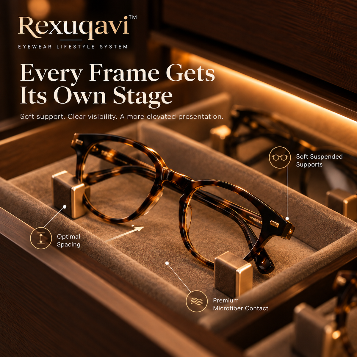Rexuqavi™ Eyewear Dressing Drawer