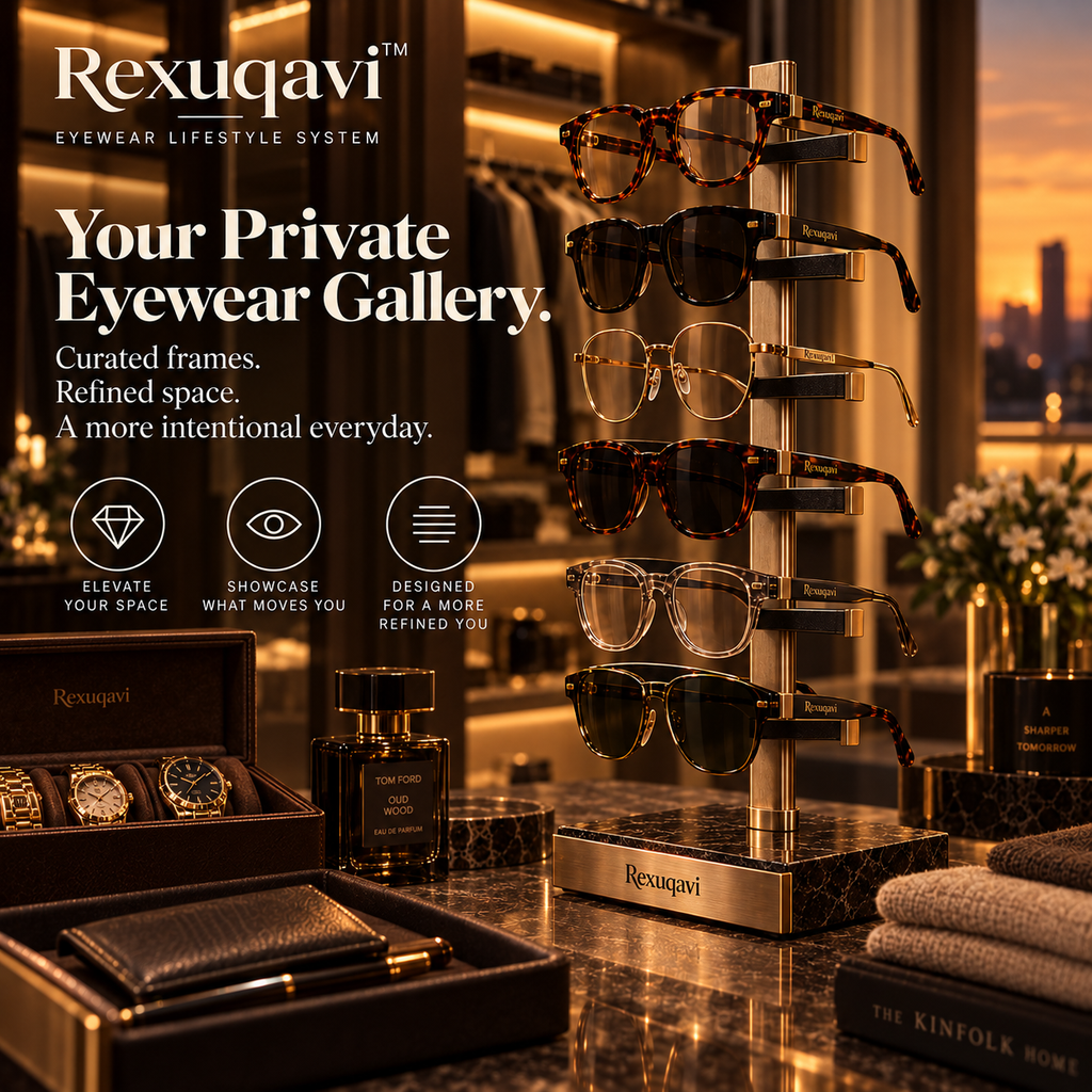 Rexuqavi™ Eyewear Architecture Stand