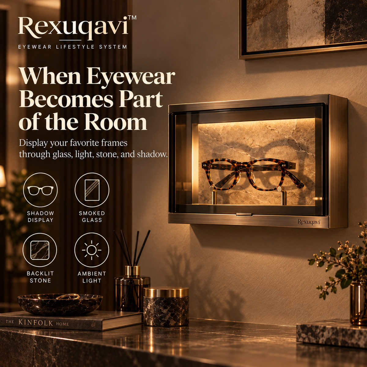 Rexuqavi™ Eyewear Shadow Box