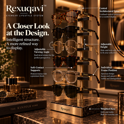 Rexuqavi™ Eyewear Architecture Stand