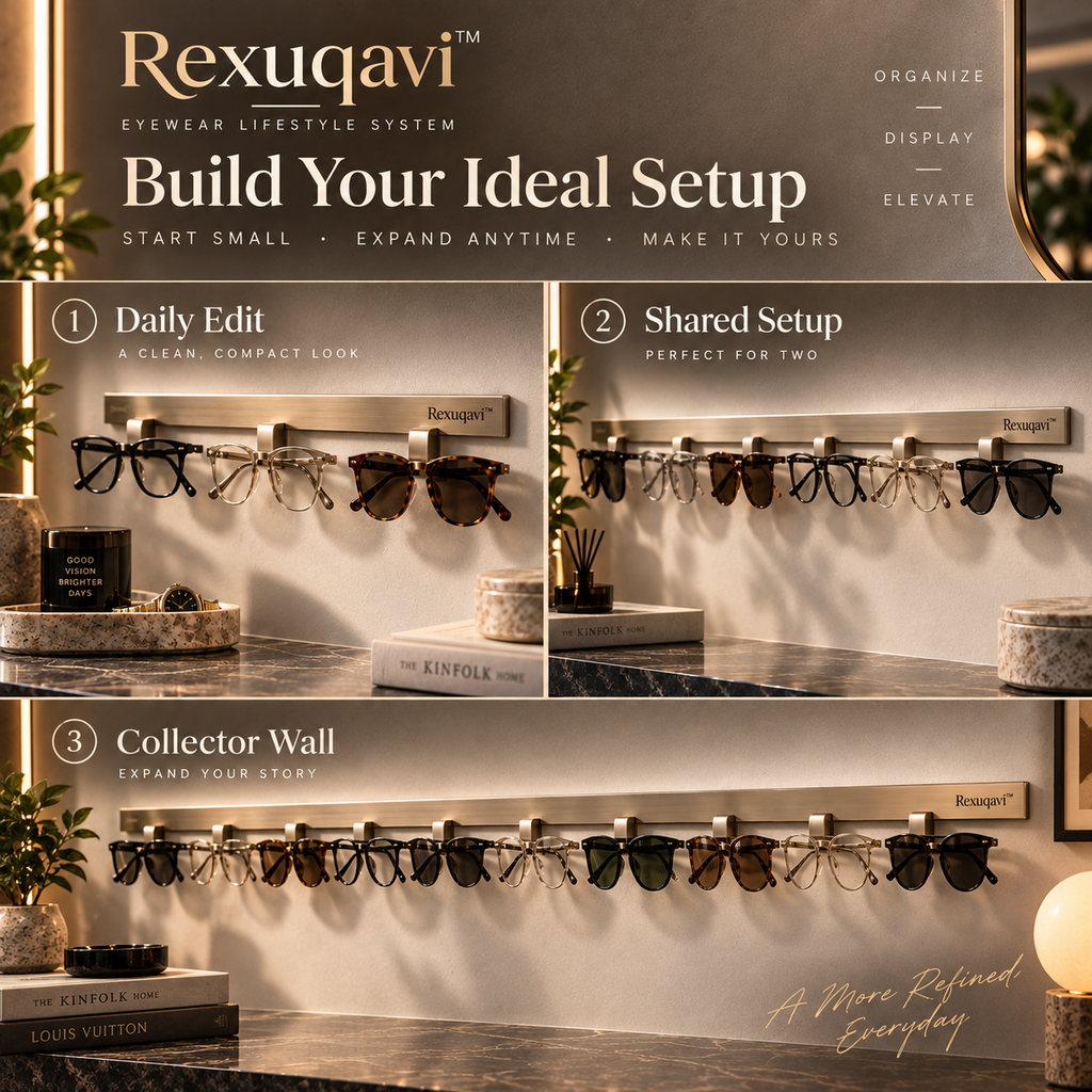 Rexuqavi™ Floating Eyewear Gallery Rail