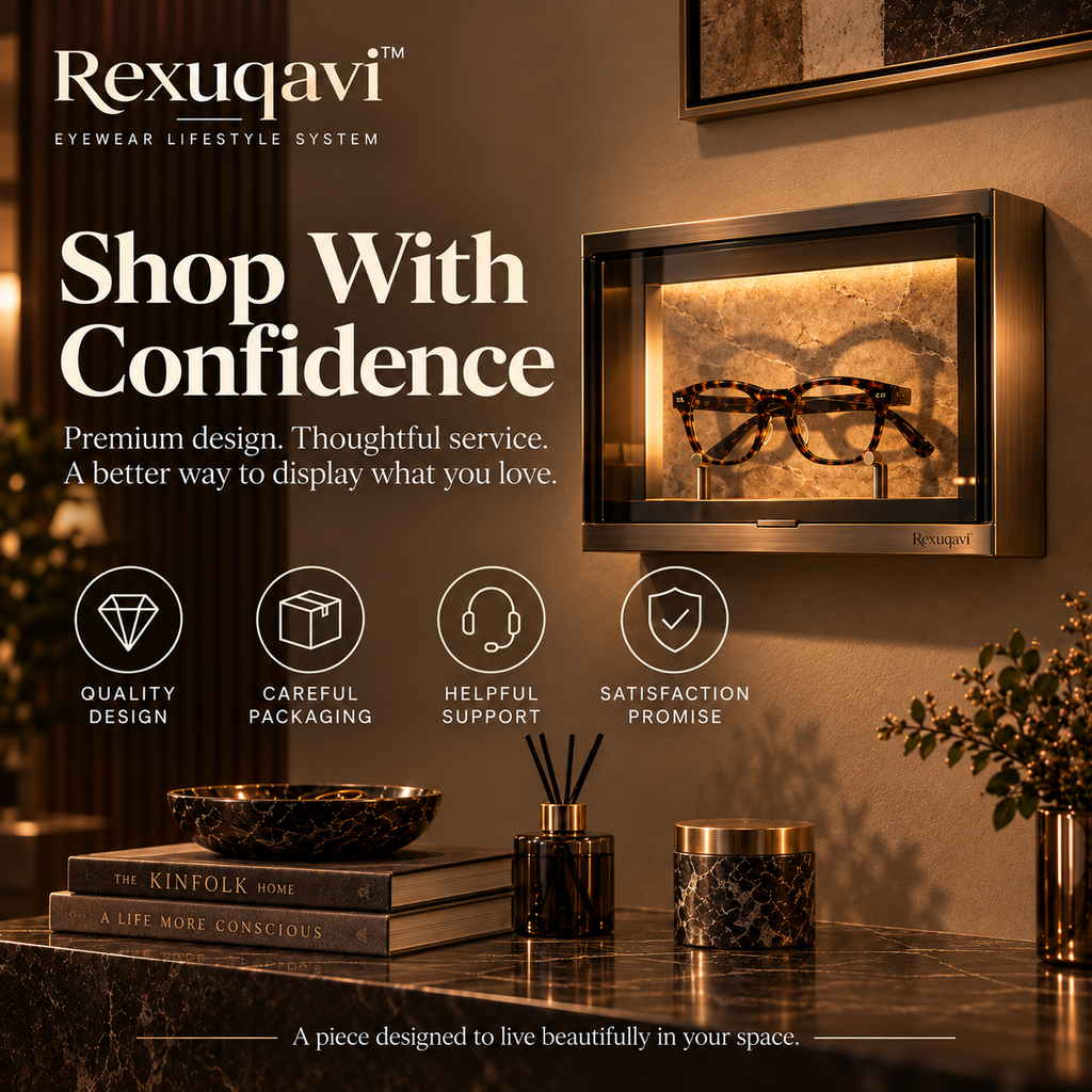 Rexuqavi™ Eyewear Shadow Box