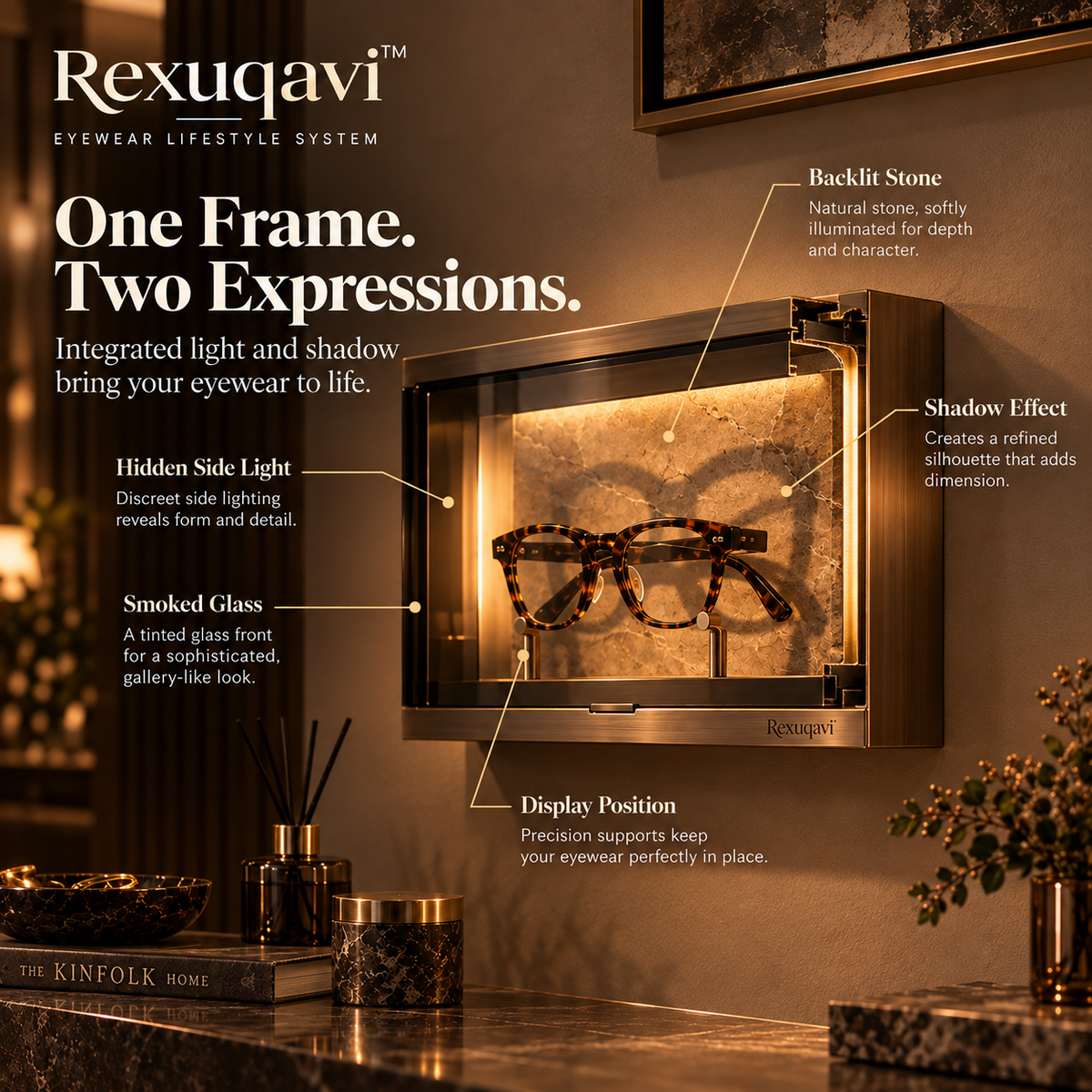 Rexuqavi™ Eyewear Shadow Box