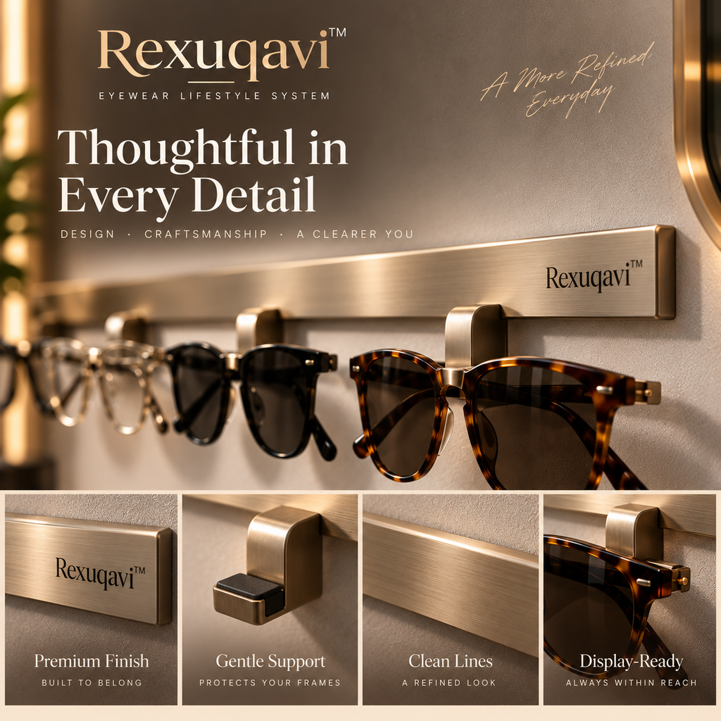 Rexuqavi™ Floating Eyewear Gallery Rail