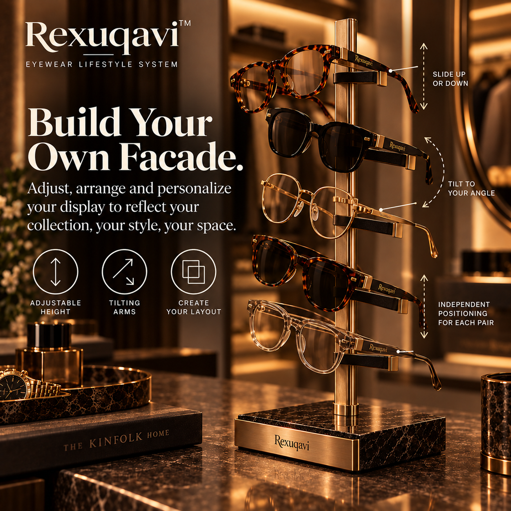 Rexuqavi™ Eyewear Architecture Stand